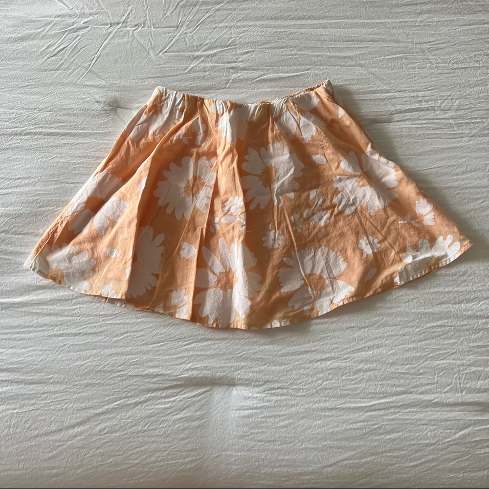 American Eagle Floral Skater Mini Skirt